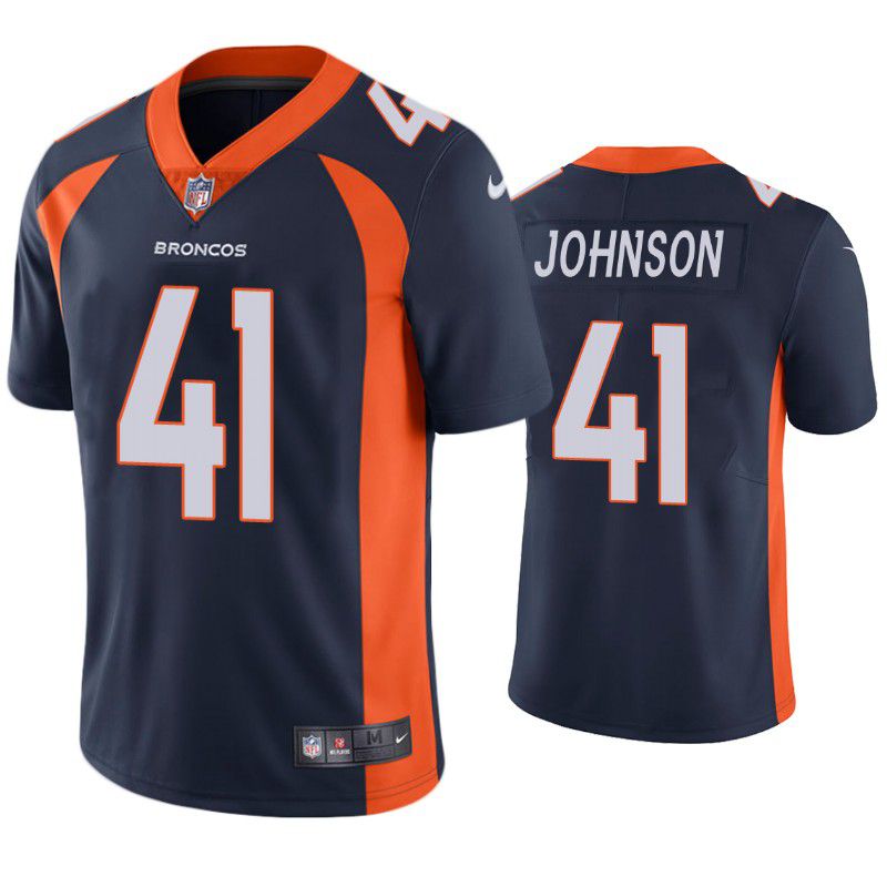 Men Denver Broncos #41 Jamar Johnson Nike Blue Limited NFL Jersey->denver broncos->NFL Jersey